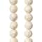 12 Pack: White Round Howlite Beads, 10mm by Bead Landing™